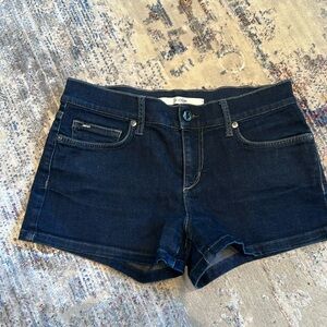 Joe's jeans dark denim wash shorts